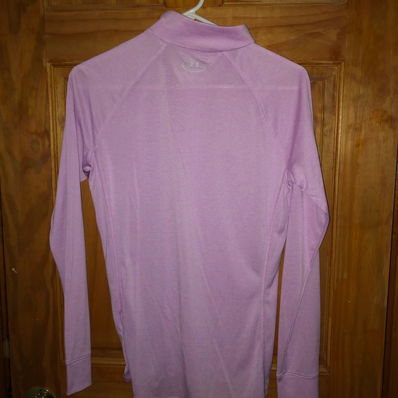 Fitted, athletic type quarter zip sweatshirt - Picture 2 of 3